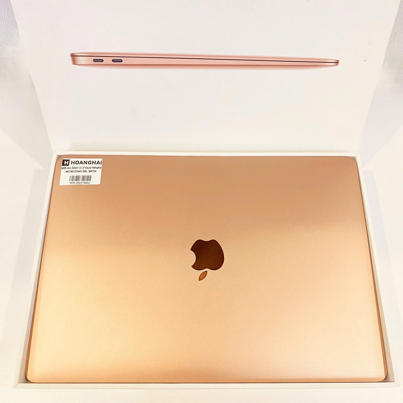 Macbook Air 2020 13.3in Vàng Apple M1/ RAM 8GB /SSD 256GB 99% Fullbox Sạc 8 lần BPTN