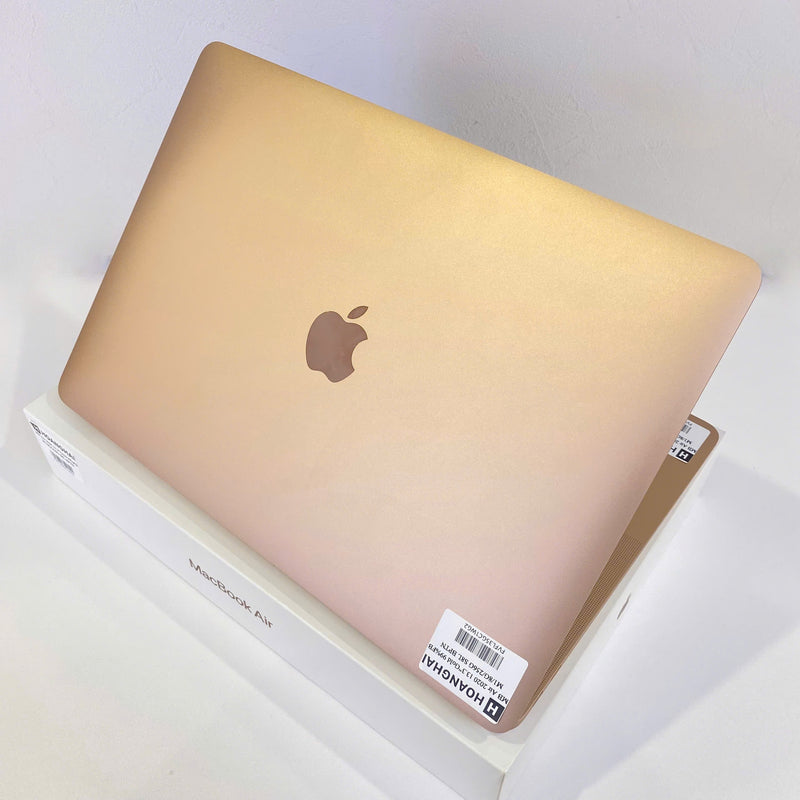 Macbook Air 2020 13.3in Vàng Apple M1/ RAM 8GB /SSD 256GB 99% Fullbox Sạc 8 lần BPTN