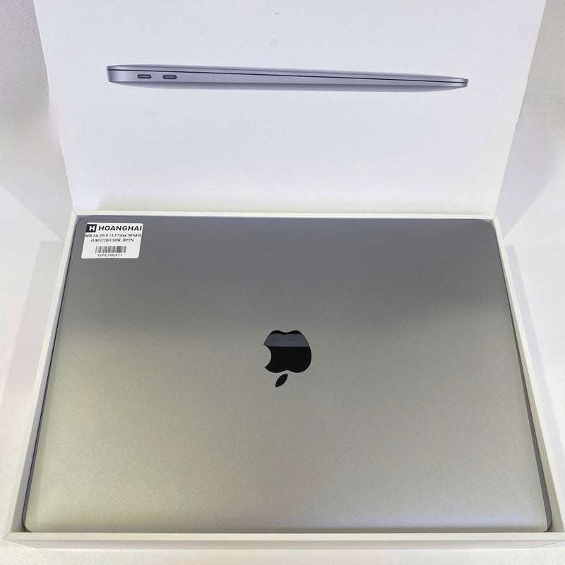 Macbook Air 2018 13.3in Gray Intel Core i5/RAM 8GB/SSD 128GB 98% fullbox Sạc 69 lần BPTN