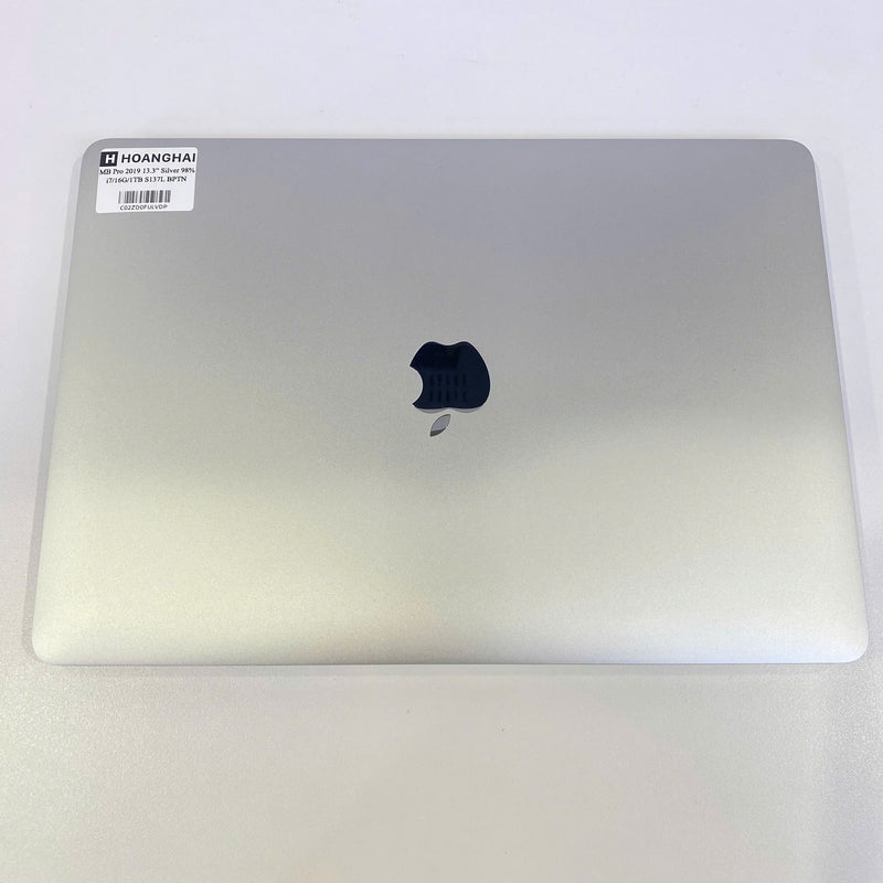 Macbook Pro 2019 13.3in bạc Intel Core i7/ RAM 16GB/ SSD 1TB 98% Sạc 137 lần BPTN