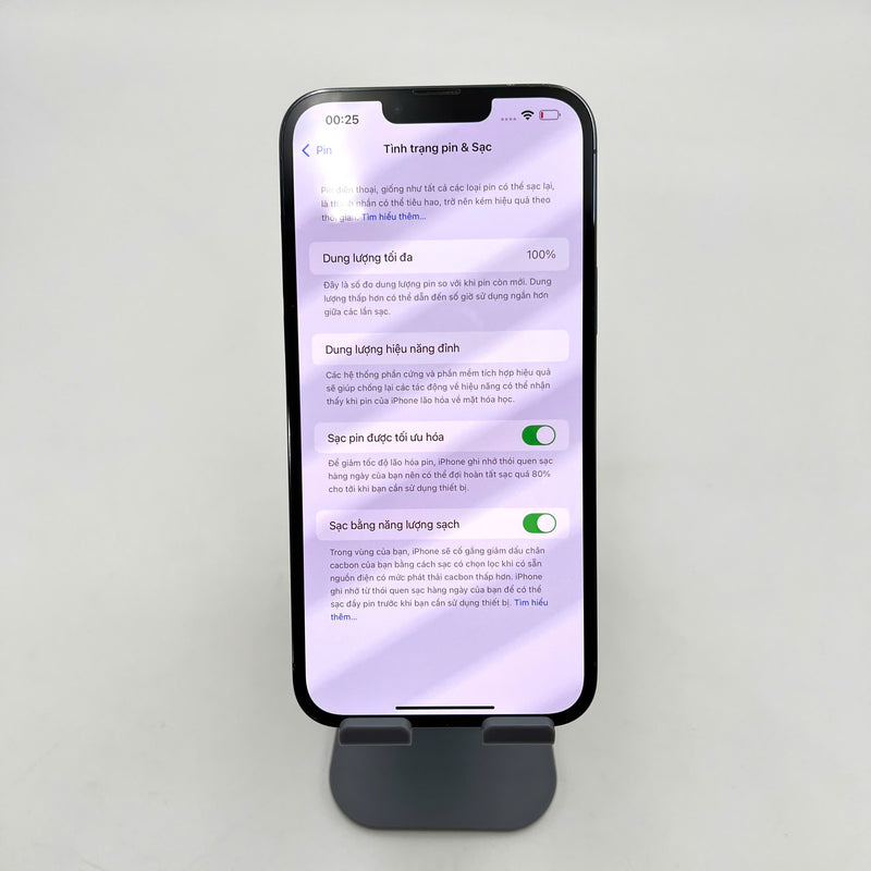 iPhone 13 Pro Max 512GB Xanh Dương 98% pin 100% Quốc tế từ RKT (Không dùng sim RKT - Đã thay pin - Đốm camera 3x, xước viền) - HH4555