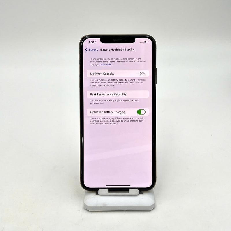 iPhone XS Max 256GB Vàng 98% pin 100% Máy đã trả hết tiền mạng dùng như Quốc tế Apple (Đã thay pin - Ám màn Thanh Sóng) - HH3421