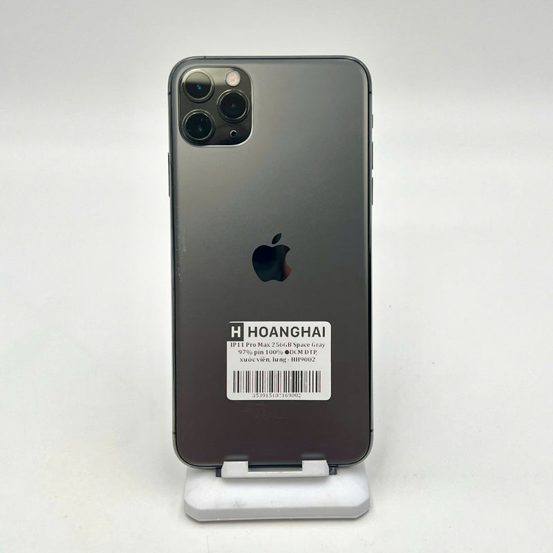 iPhone 11 Pro Max 256GB Xám 97% pin 100% Máy đã trả hết tiền mạng dùng như Quốc tế Apple (Đã thay pin - xước viền, lưng) - HH9002