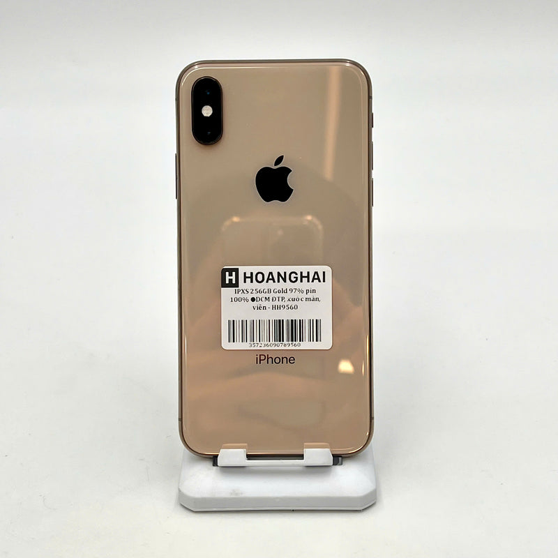 iPhone XS 256GB Vàng 97% pin 100% Máy đã trả hết tiền mạng dùng như Quốc tế Apple (Đã thay pin, xước màn, viền) - HH9560