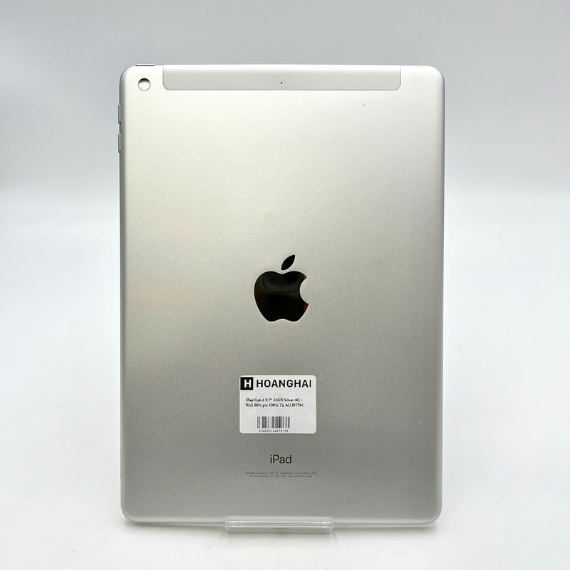 iPad Gen 6 2018 9.7in 32GB Bạc 4G + Wifi 98% pin 100% Từ AU (Đã thay pin)