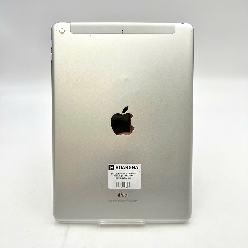 iPad Gen 6 2018 9.7in 32GB Bạc 4G + Wifi 97% pin 100% Từ AU (Đã thay pin, mặt lưng xước)