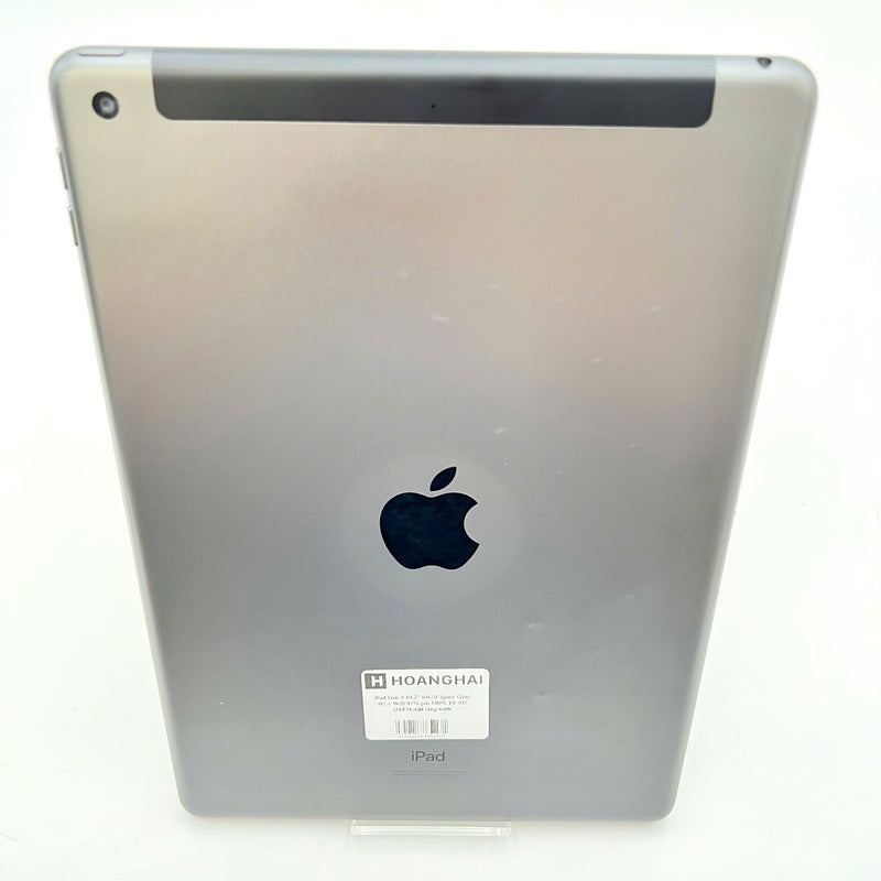 iPad Gen 9  2021 10.2in 64GB Xám 4G + Wifi 97% pin 100% Từ AU (Đã thay pin, mặt lưng xước)