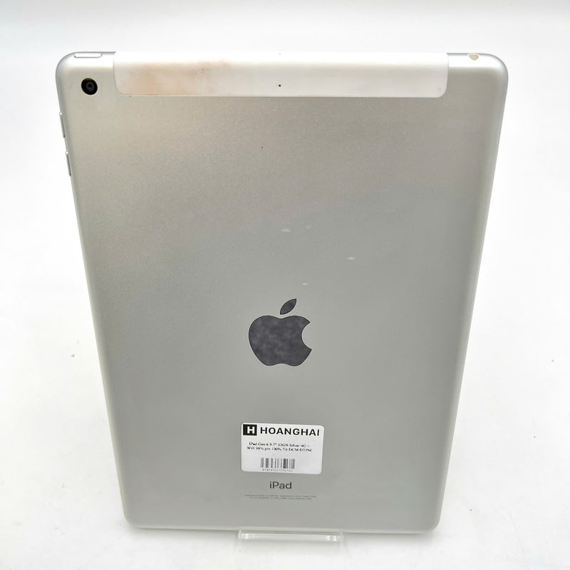 iPad Gen 6 2018 9.7in 32GB Bạc 4G + Wifi 98% pin 100% Từ DCM (Đã thay pin)