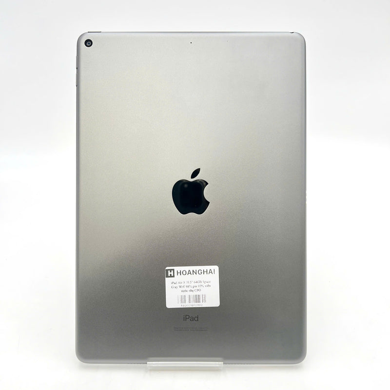 iPad Air 3 2019 10.5in 64GB Xám Wifi 98% pin 93% Hàng CPO (viền xước nhẹ)