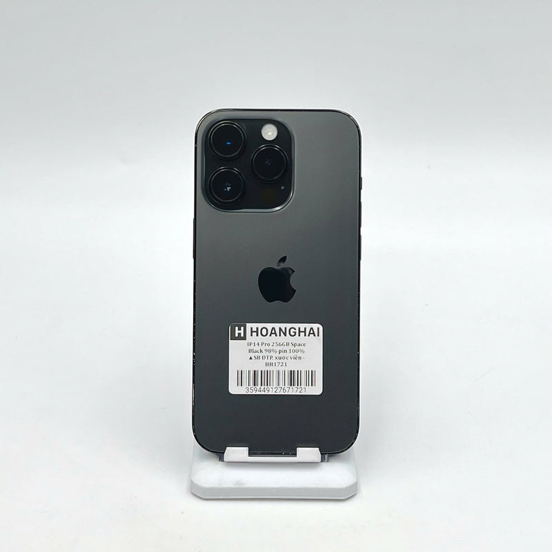 iPhone 14 Pro 256GB Đen 98% pin 100% Quốc tế từ SB (Không dùng sim SB - Đã thay pin - Xước viền) - HH1721