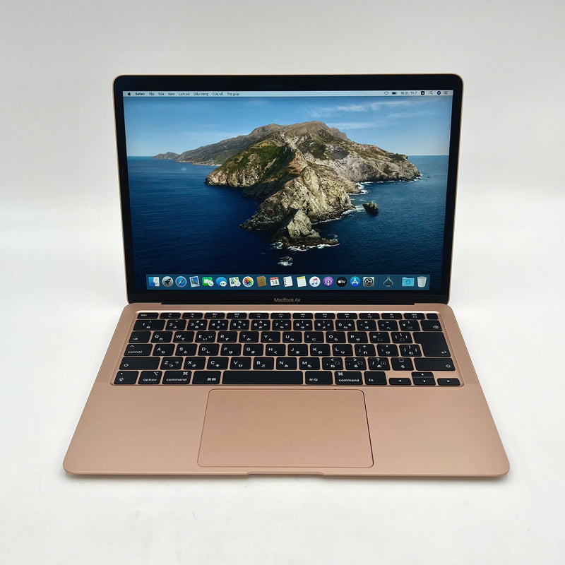 Macbook Air 2020 13.3in Vàng Intel Core i5 / RAM 8GB / SSD 512GB 98% Sạc 137 lần BPTN (Thay phím, chuột , xước vỏ nhẹ)