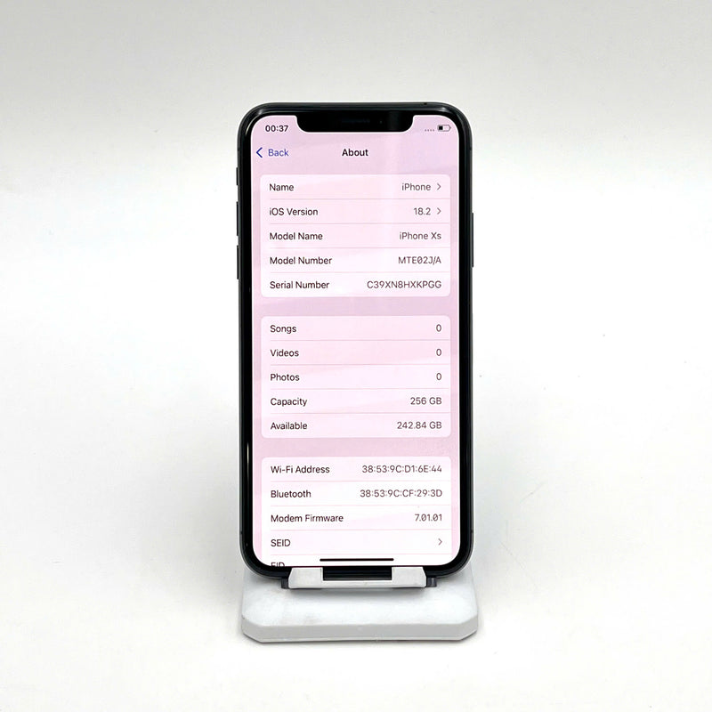 iPhone XS 256GB Đen 98% pin 100% Máy đã trả hết tiền mạng dùng như Quốc tế Apple (Đã thay pin) - HH3691