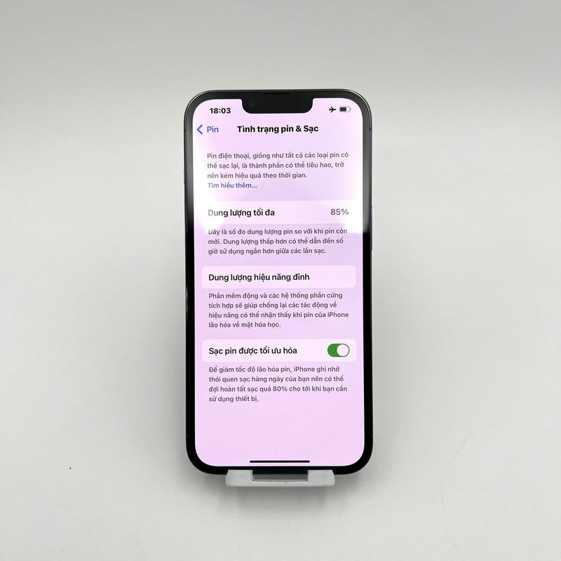 iPhone 13 Pro 128GB Xanh Dương 98% pin 85%  Máy đã trả hết tiền mạng dùng như Quốc tế Apple  - HH2287