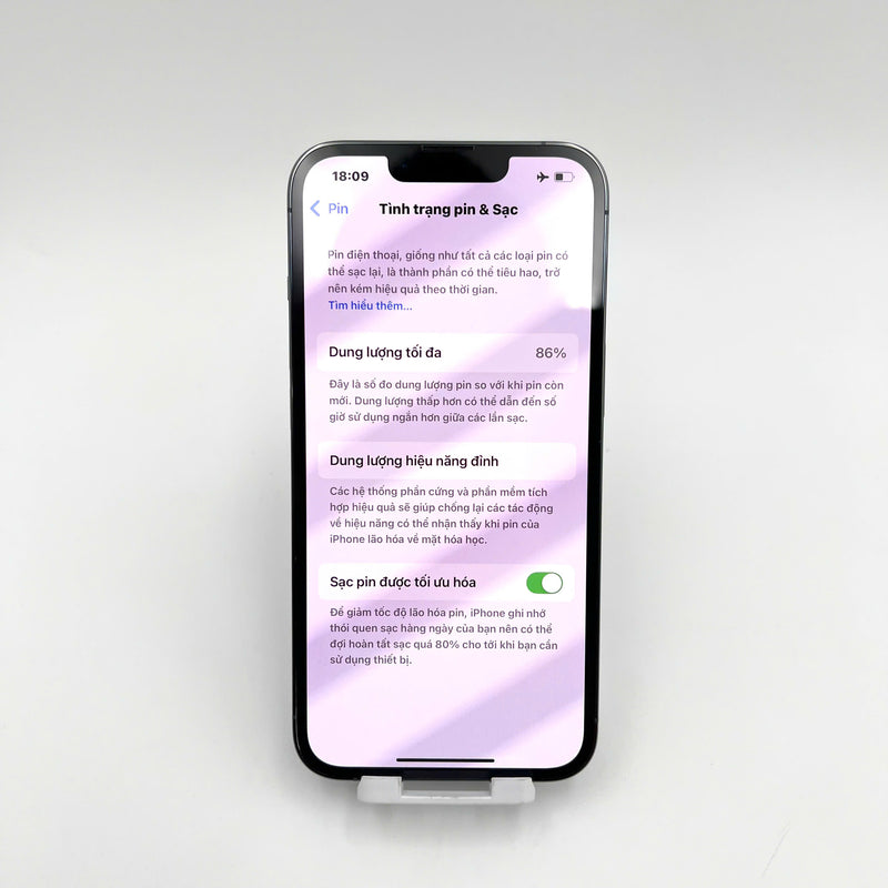 iPhone 13 Pro 256GB Xanh Dương 98% pin 86%  Máy đã trả hết tiền mạng dùng như Quốc tế Apple (Đốm camera 3x)  - HH3454