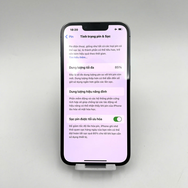 iPhone 13 Pro 128GB Xanh Dương 98% pin 85%  Máy đã trả hết tiền mạng dùng như Quốc tế Apple  - HH5684