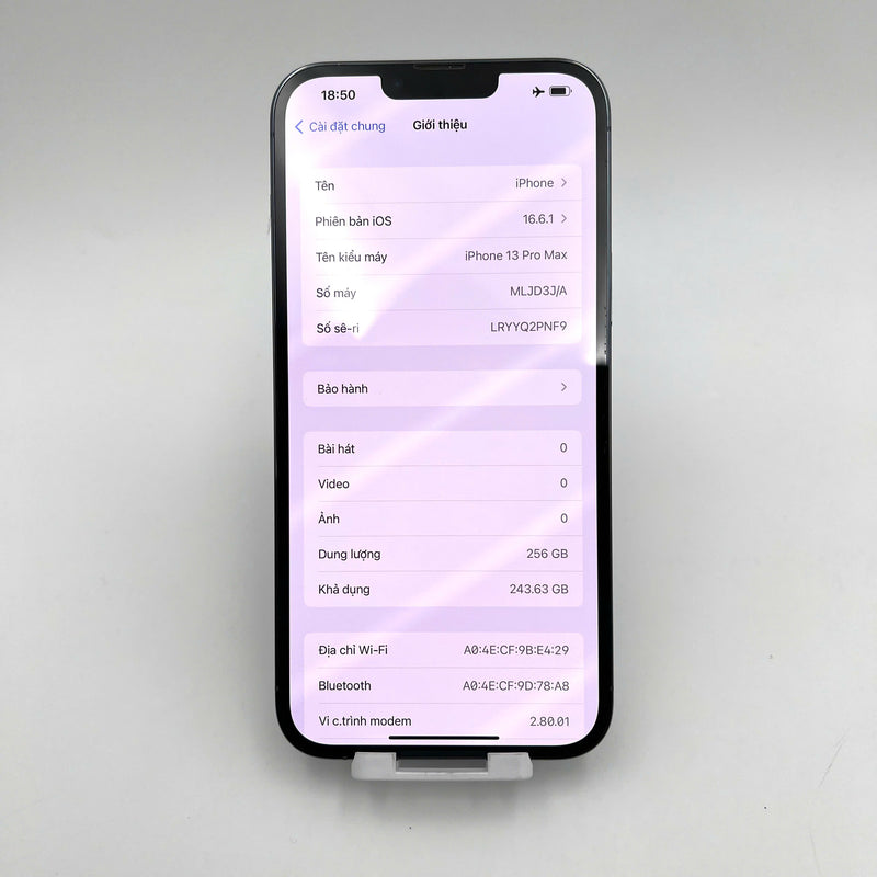 iPhone 13 Pro Max 256GB Xanh Dương 98% pin 87%  Quốc tế từ AU (Không dùng sim AU)  - HH3248