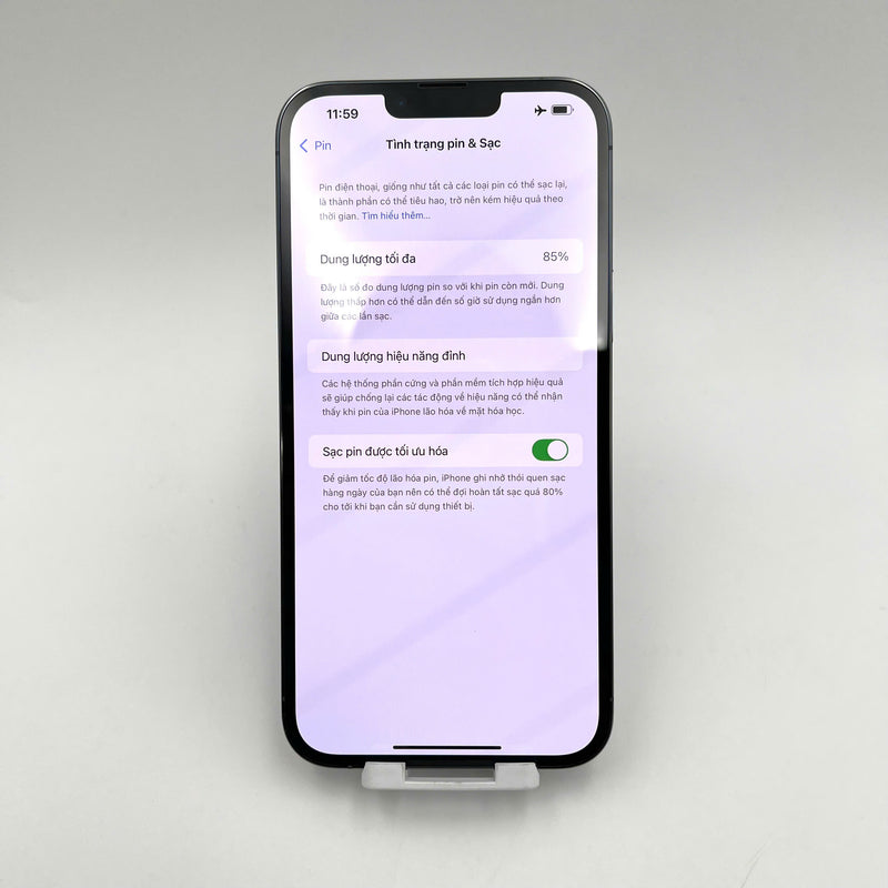 iPhone 13 Pro Max 256GB Xanh Dương 98% pin 85%  Quốc tế từ DCM (Không dùng sim DCM - Đốm camera 3x)  - HH7830
