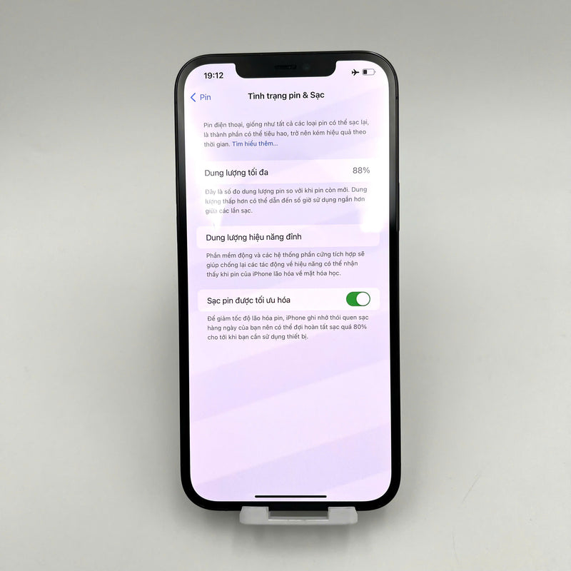 iPhone 12 Pro Max 512GB Xanh Dương 98% pin 88% DBH Máy đã trả hết tiền mạng dùng như Quốc tế Apple (Đốm camera 2.5x, màn xước) - HH3867