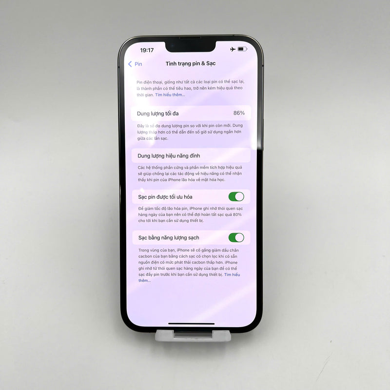 iPhone 13 Pro Max 128GB Xanh Lá 98% pin 86%  Quốc tế Apple (Đốm camera 3x) - HH6393