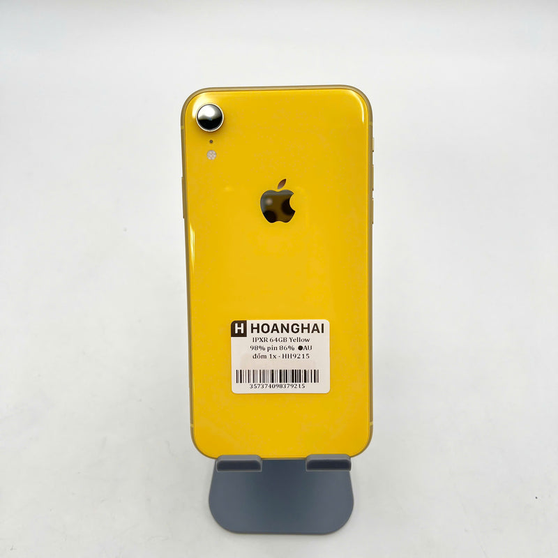 iPhone XR 64GB Vàng 98% pin 86%  Máy đã trả hết tiền mạng dùng như Quốc tế Apple (Đốm camera 1x) - HH9215