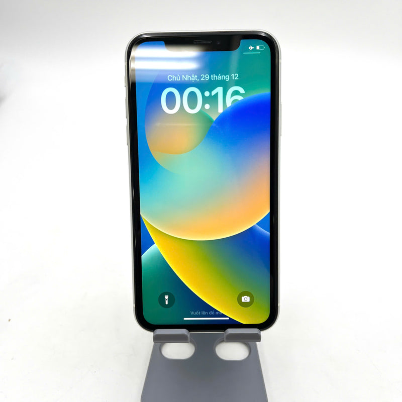 iPhone XR 64GB Trắng 98% pin 87%  Máy đã trả hết tiền mạng dùng như Quốc tế Apple  - HH3120