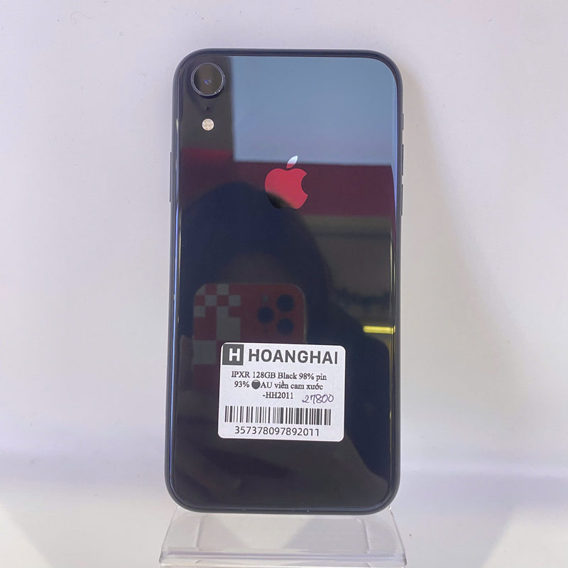 iPhone XR 128GB Đen 98% pin 93%  Máy đã trả hết tiền mạng dùng như Quốc tế Apple (xước viền camera) - HH2011