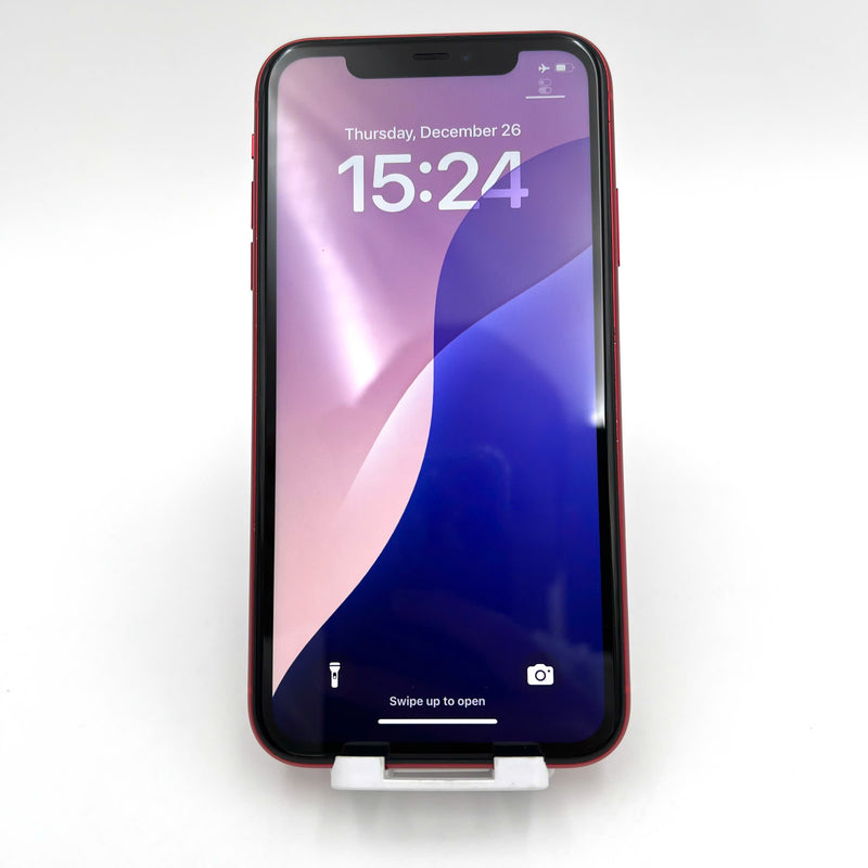 iPhone 11 64GB Đỏ 97% pin 100% Máy đã trả hết tiền mạng dùng như Quốc tế Apple (Đã thay pin - Đốm camera 1x, đốm màn, máy xước) - HH3115