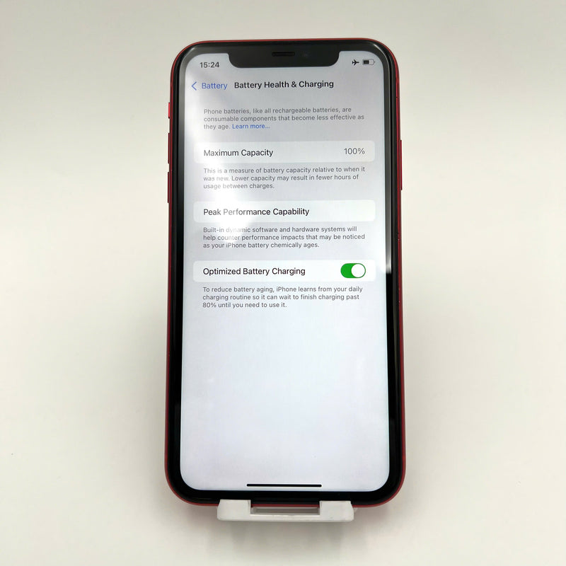 iPhone 11 64GB Đỏ 97% pin 100% Máy đã trả hết tiền mạng dùng như Quốc tế Apple (Đã thay pin - Đốm camera 1x, đốm màn, máy xước) - HH3115