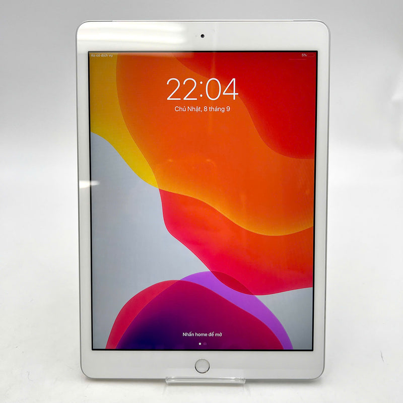 iPad Gen 7 2019 10.2in 32GB Bạc 4G + Wifi 98% pin 98% từ SB (Mặt lưng xước nhẹ)