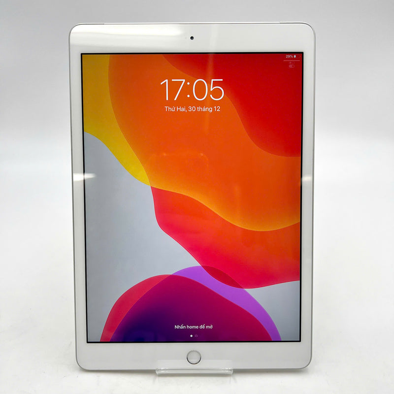 iPad Gen 7 2019 10.2in 32GB Bạc 4G + Wifi 98% pin 95% từ SB (Mặt lưng xước nhẹ)