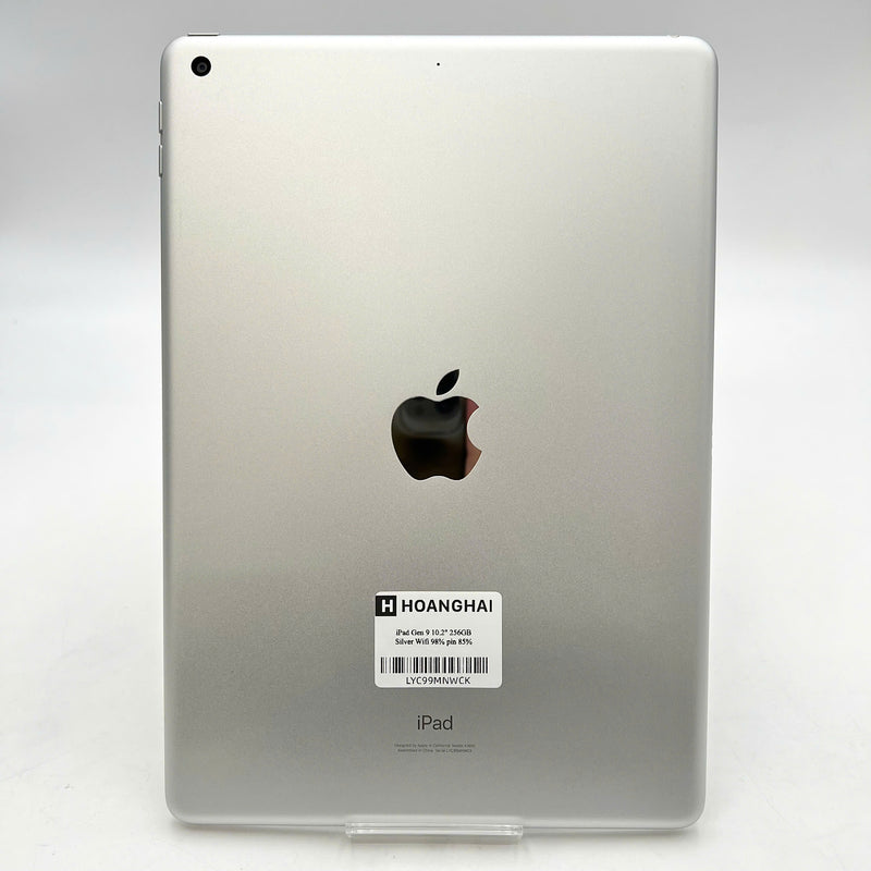 iPad Gen 9 10.2in 2021 256GB Bạc  Wifi 98% pin 85%