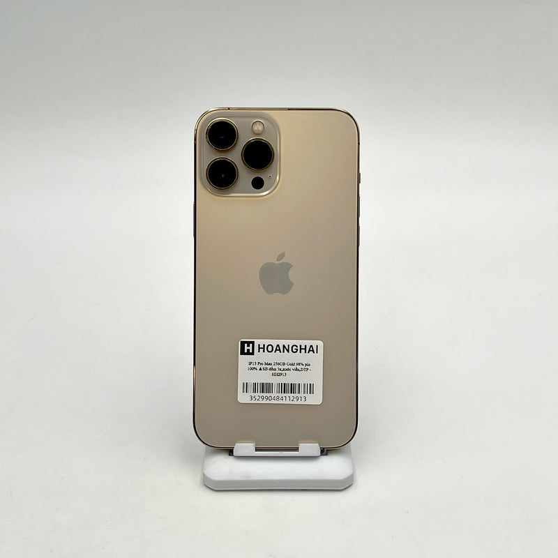 iPhone 13 Pro Max 256GB Vàng 98% pin 100% Quốc tế từ SB (Không dùng sim SB - Đã thay pin - Đốm camera 3x, xước viền) - HH2913