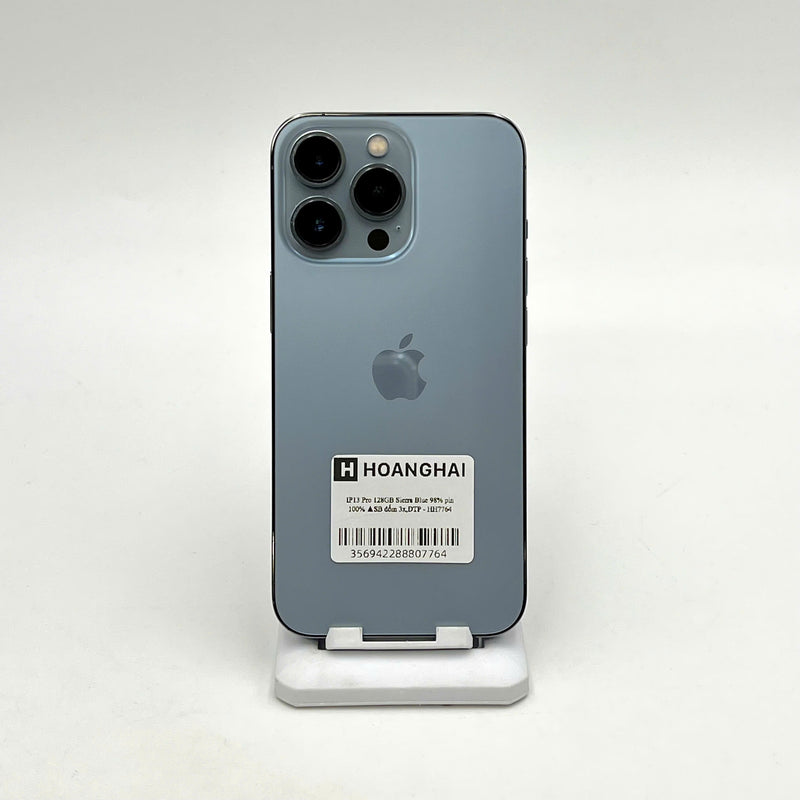 iPhone 13 Pro 128GB Xanh Dương 98% pin 100% Quốc tế từ SB (Không dùng sim SB - Đã thay pin - Đốm camera 3x) - HH7764