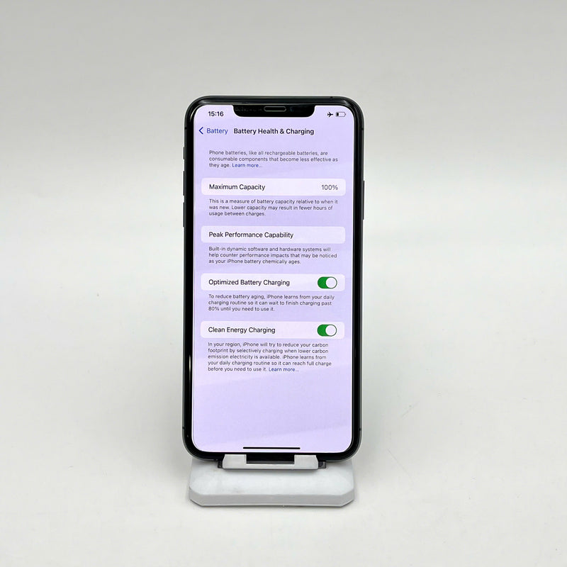 iPhone 11 Pro Max 256GB Xám 98% pin 100% Quốc tế Apple (Thay màn chính hãng Apple, thay pin - Đốm camera 0.5x, xước sơn viền) - HH4580