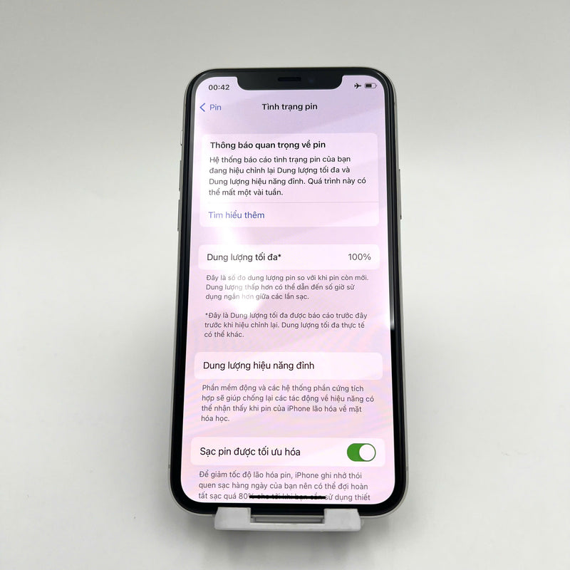iPhone 11 Pro 64GB Bạc 98% pin 100% Máy đã trả hết tiền mạng dùng như Quốc tế Apple (Đã thay pin) - HH7595