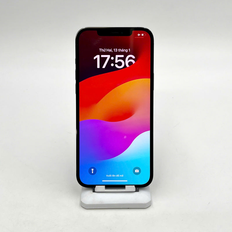 iPhone 12 Pro Max 128GB Xanh Dương 98% pin 100% Máy đã trả hết tiền mạng dùng như Quốc tế Apple (Đã thay pin - Đốm camera 1x/2.5x, màn và viền xước)  - HH6717