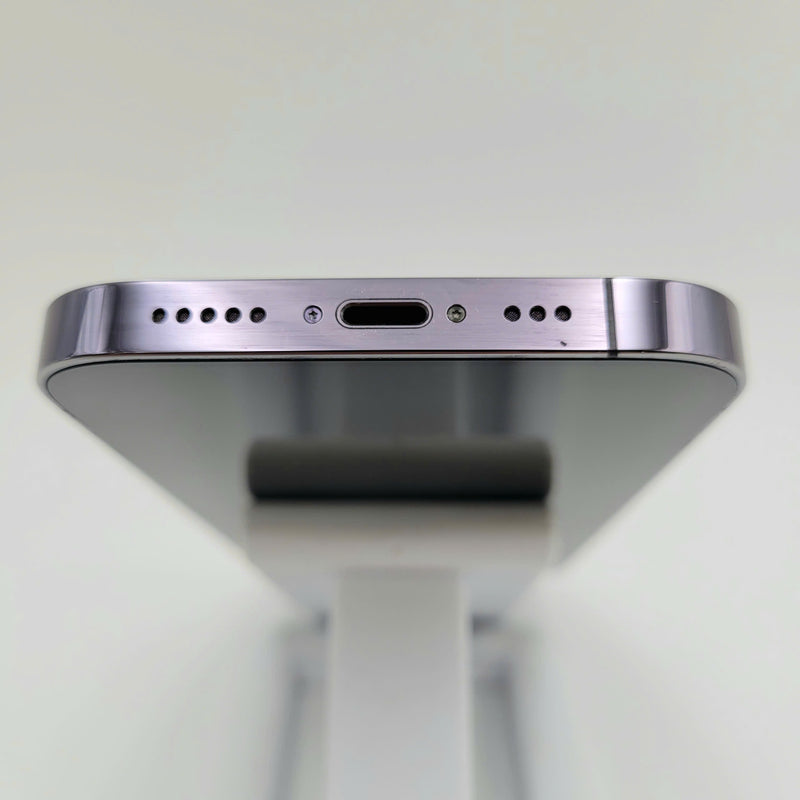 iPhone 14 Pro 256GB Tím 98% pin 100% Máy đã trả hết tiền mạng dùng như Quốc tế Apple (Đã thay pin - Đốm camera 3x, xước màn) - HH1823