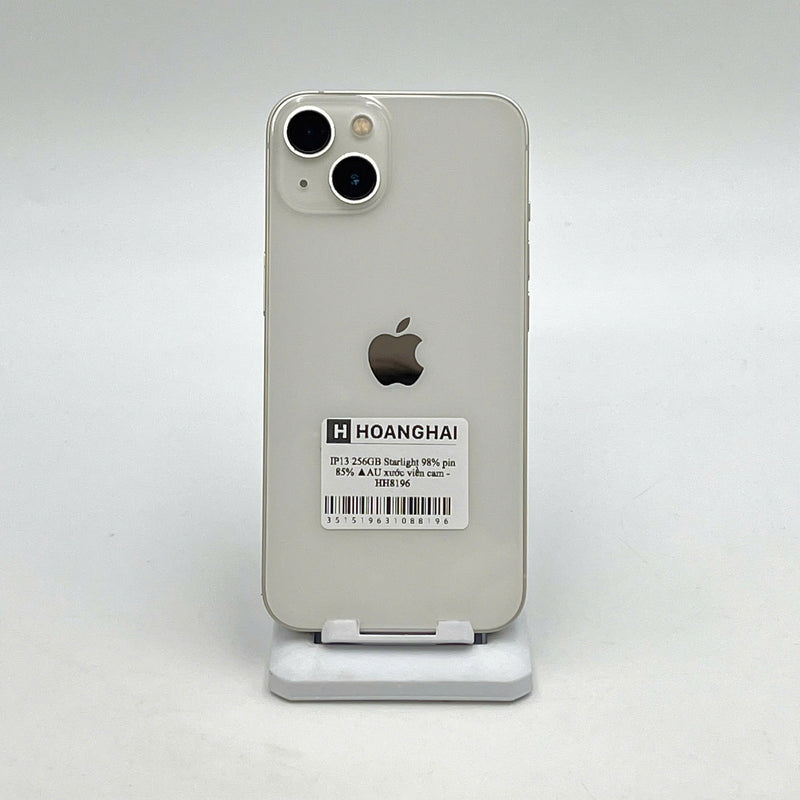 iPhone 13 256GB Trắng 98% pin 85%  Quốc tế từ AU (Không dùng sim AU - xước viền camera)  - HH8196