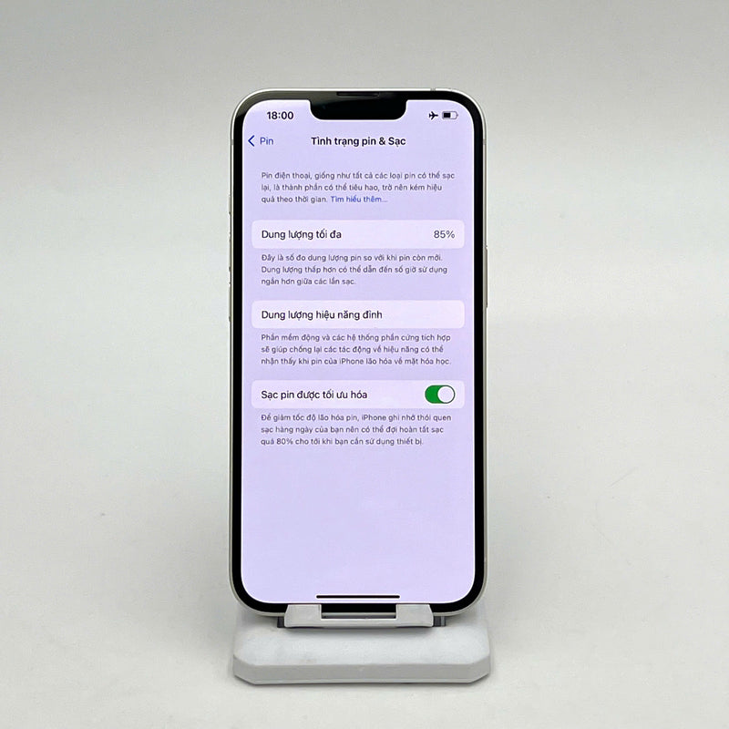 iPhone 13 256GB Trắng 98% pin 85%  Quốc tế từ AU (Không dùng sim AU - xước viền camera)  - HH8196