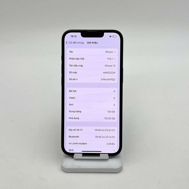 iPhone 13 128GB Xanh Lá 98% pin 89%  Quốc tế từ AU (Không dùng sim AU - viền camera xước) - HH4636