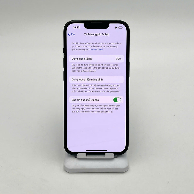 iPhone 13 128GB Xanh Lá 98% pin 89%  Quốc tế từ AU (Không dùng sim AU - viền camera xước) - HH4636