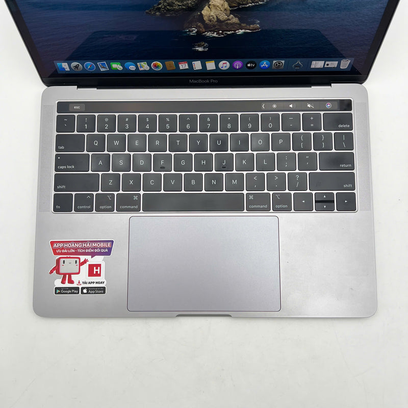 Macbook Pro 2019 13.3in Xám Intel Core i7/RAM 16GB/SSD 256GB 97% pin 100%  BPTA (Đã thay pin, xước màn , ám team vỏ)