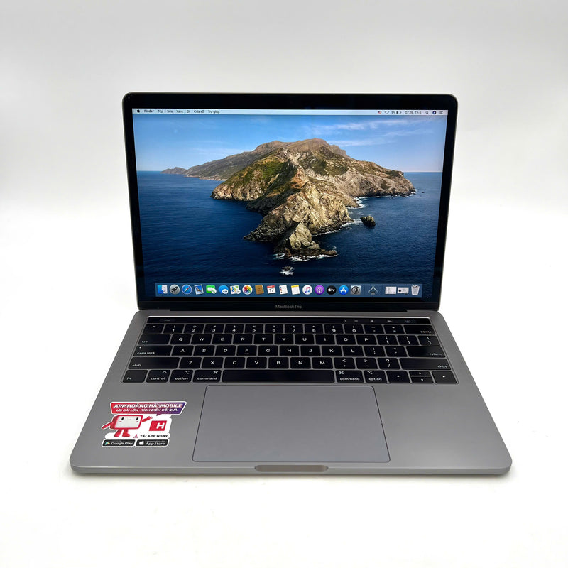 Macbook Pro 2019 13.3in Xám Intel Core i7/RAM 16GB/SSD 256GB 97% pin 100%  BPTA (Đã thay pin, xước màn , ám team vỏ)