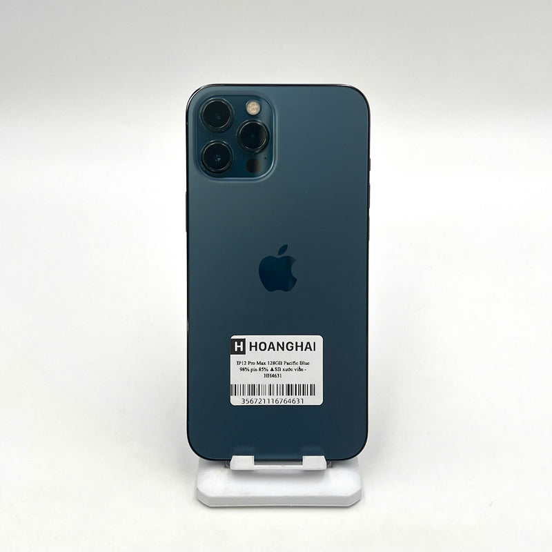 iPhone 12 Pro Max 128GB Xanh Dương 98% pin 85%  Quốc tế từ SB (Không dùng sim SB - xước viền) - HH4631