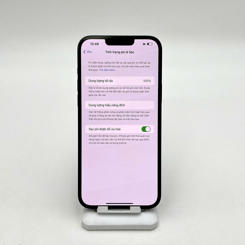 iPhone 14 Plus 128GB Đen 97% pin 100% Quốc tế từ AU (Không dùng sim AU - Đã thay pin - viền xấu xước, viền cam xước) - HH2174