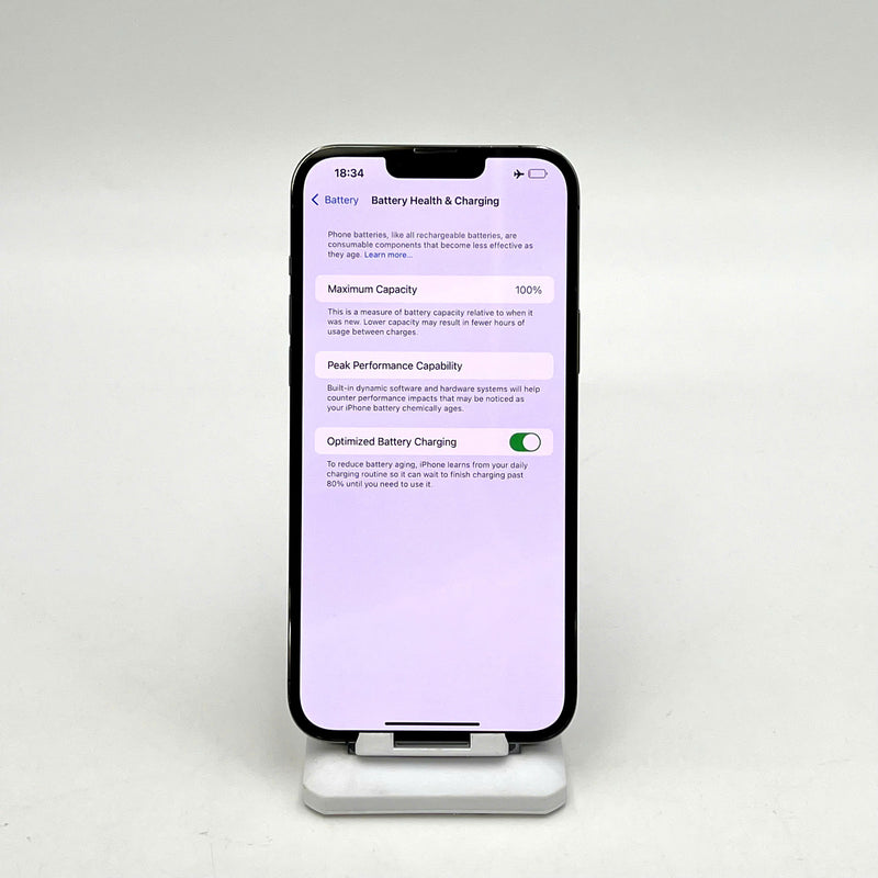 iPhone 13 Pro Max 256GB Đen 98% pin 100%  Máy đã trả hết tiền mạng dùng như Quốc tế Apple (Đã thay pin - Đốm camera 3x) - HH4504