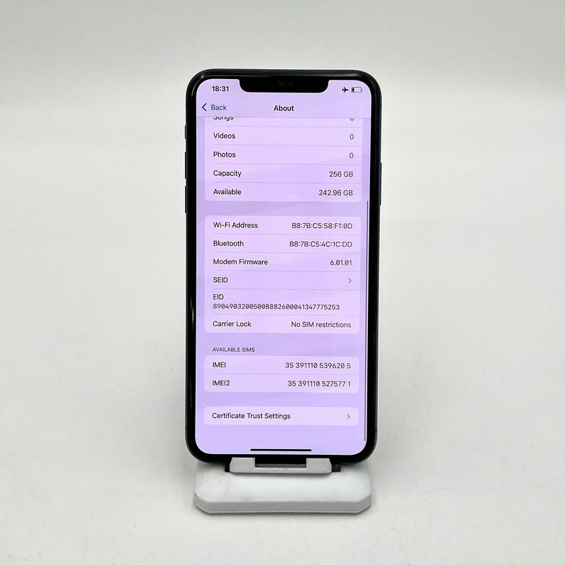 iPhone 11 Pro Max 256GB Xanh Lá 98% pin 100% Quốc tế Apple (Đã thay pin - Màn xước và viền xước) - HH6205