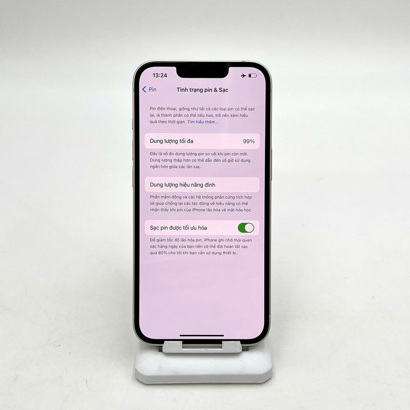 iPhone 13 128GB Trắng 99% pin 99%  Quốc tế Apple - HH3272