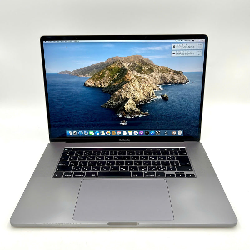 Macbook Pro 2019 16in Xám Intel Core i7/ RAM 16GB/ SSD 512GB 98% Sạc 105 lần BPTN (viền xước, mặt logo xước)