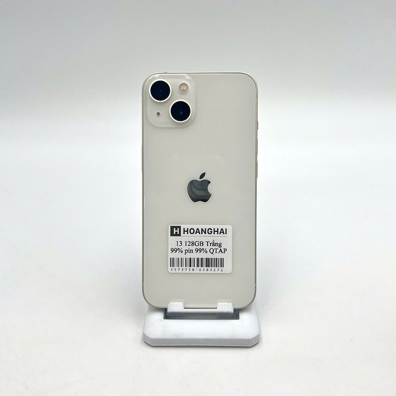 iPhone 13 128GB Trắng 99% pin 99%  Quốc tế Apple - HH3272